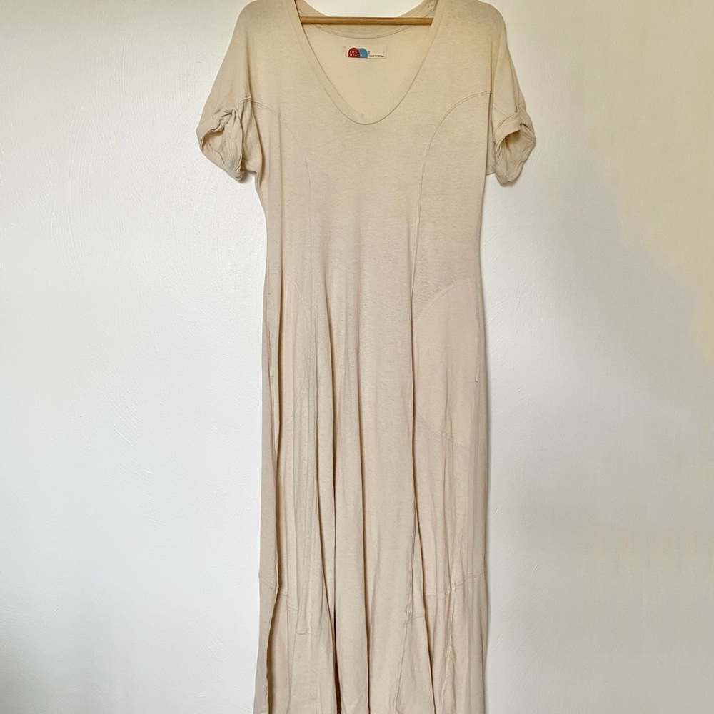 Free People Beige Maxi Dress